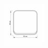 Surface-mounted 1-pole 1-way Ip20 Matte Black Videx Binera