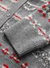 Women's Striped Jacquard Knit Cardigan - Autumn 2026 Design