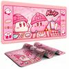 Mauspad Drucken Laptop Erweitertes Schutzpad HD Computerspiel Mauspads Cartoon K-Kirby Zubehör Tastatur XXL Schreibtischunterlage
