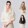 Functional Polyester Scarf Serves As Hair Band Neck Cover Or Mask Portable For Travel Elegant Use Comfortable Fabric
