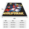 Goldorak Ufo Robot Grendizer Blanket Coral Fleece Plush Summer Air Conditioning Super Warm Throw Blanket for Sofa Office Quilt