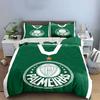 Green Palmeiras logo pattern. Bedding sets Duvet cover sets Duvet covers Pillowcases(1 * Duvet Cover 2 * Pillowcases without duvet insert)
