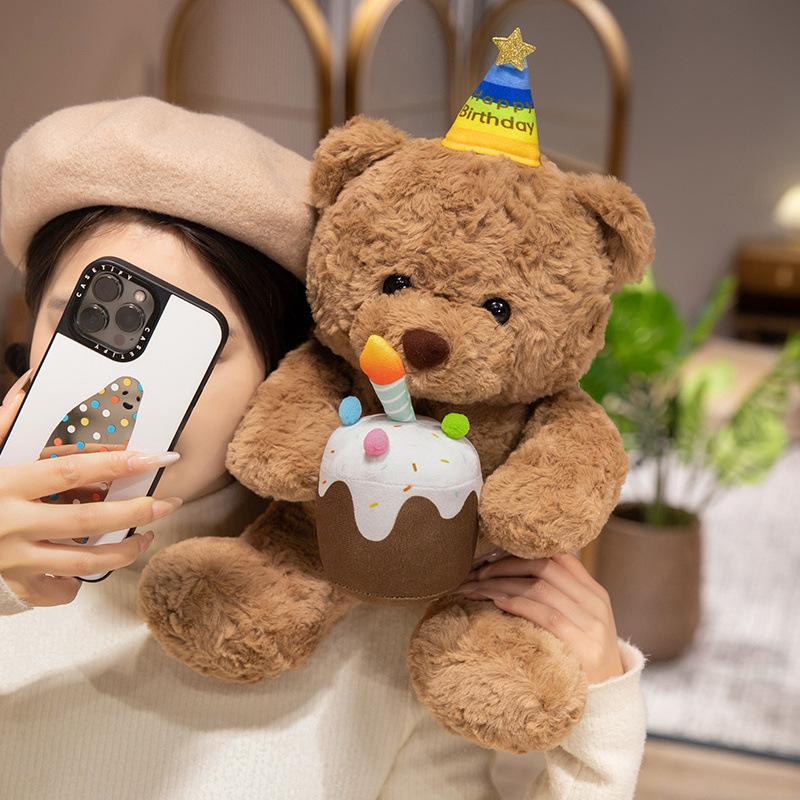 Cute Bow Tie Teddy Bear Bear Doll Plush Toy Bear Hug Bear Doll Children's Doll Birthday Gift