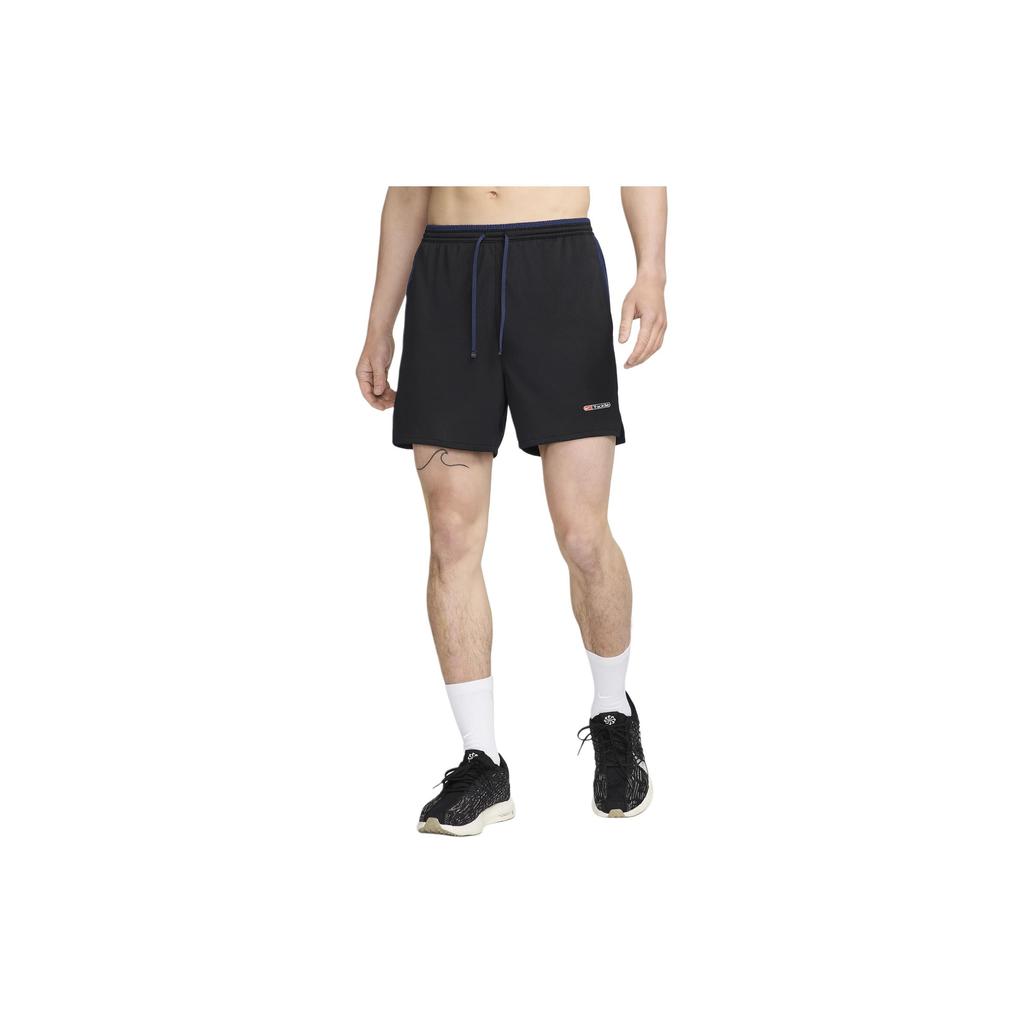 Nike Track Club Color Block Breathable Mid Waist Casual Shorts Men Shorts Black FZ7398-010