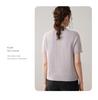 Women's Color Block Cashmere Short-Sleeve Round Neck Knit Pullover