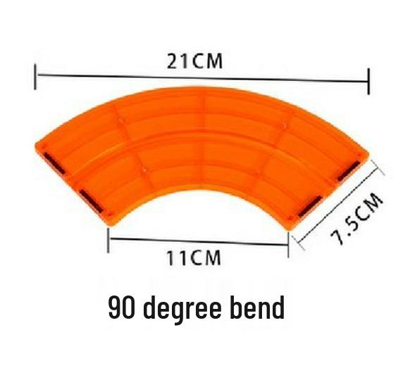 Colorful Magnetic Tiles and Car Race Track Set for Kids