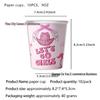 Pink Cowgirl Party Tableware Set: Gun & Rose Series Cups, Plates, Decorations
