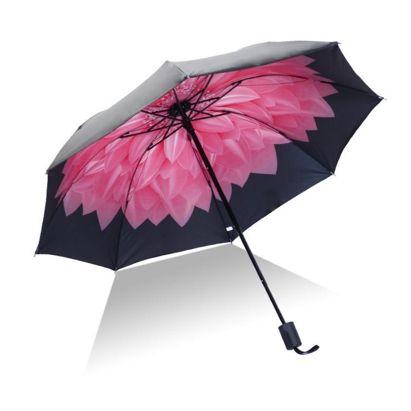 Umbrella Folding Umbrella Advanced Sense Sunscreen UV Protection Parasol Student Umbrella Rain Shine