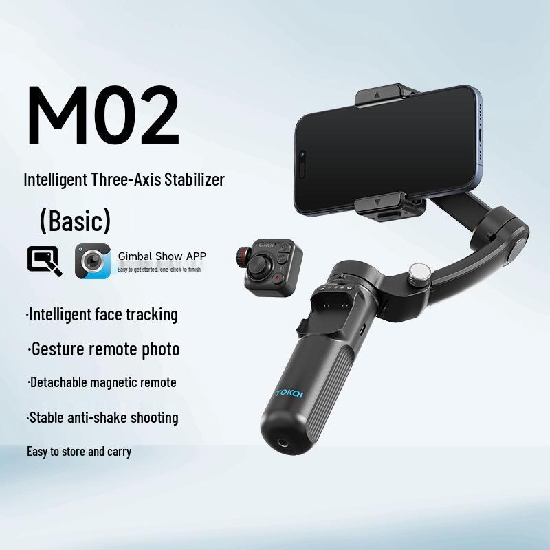 CYKE AI Face-Tracking Stabilizer & Selfie Stick with Three-Axis Gimbal