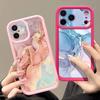 Shockproof Phone Case For iPhone 17 Pro Max Case iPhone 16 15 14 13 Pro Max 11 17e 16e Watercolor Marble Print Soft Silicone Bumper Cover