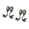 2Pair 3 In 1 PowerVideoAudio Balun Connector Transmitter 8MP CVi AHd TVi CVBS
