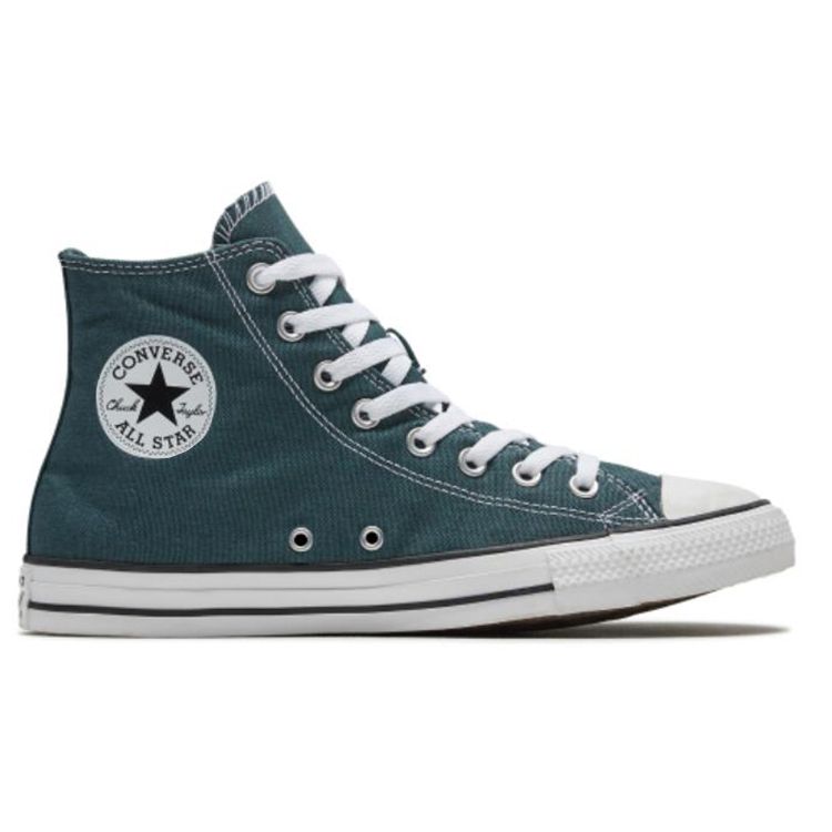 Converse Chuck Taylor All Star Classic Versatile Slip-Resistant Lightweight High-Top Retro Sneakers Unisex Sneakers Dark-Blue 167068C