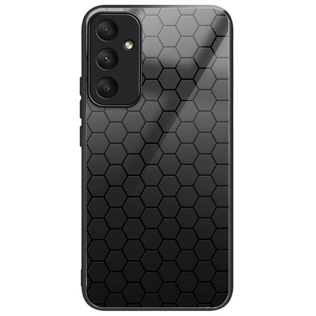 For Samsung Galaxy A56 5G Case Tempered Glass TPU Drop-Proof Phone Cover Pattern Printing