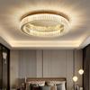 Modern Italian LED Crystal Ceiling Light for Bedroom and Dining Room