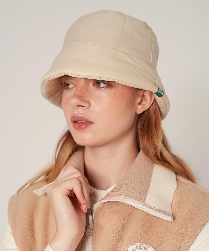 MONBIRDIE GOLF Rita Padded Bucket Hat Ivory