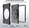 For Samsung Galaxy Tab S10FE S9FE 10.9' A9/A9+A11+ 11'S6 Lite S7 S8 S9 S10 Plus 12.4' Kids Stand Kickstand Handle Shockproof Cas