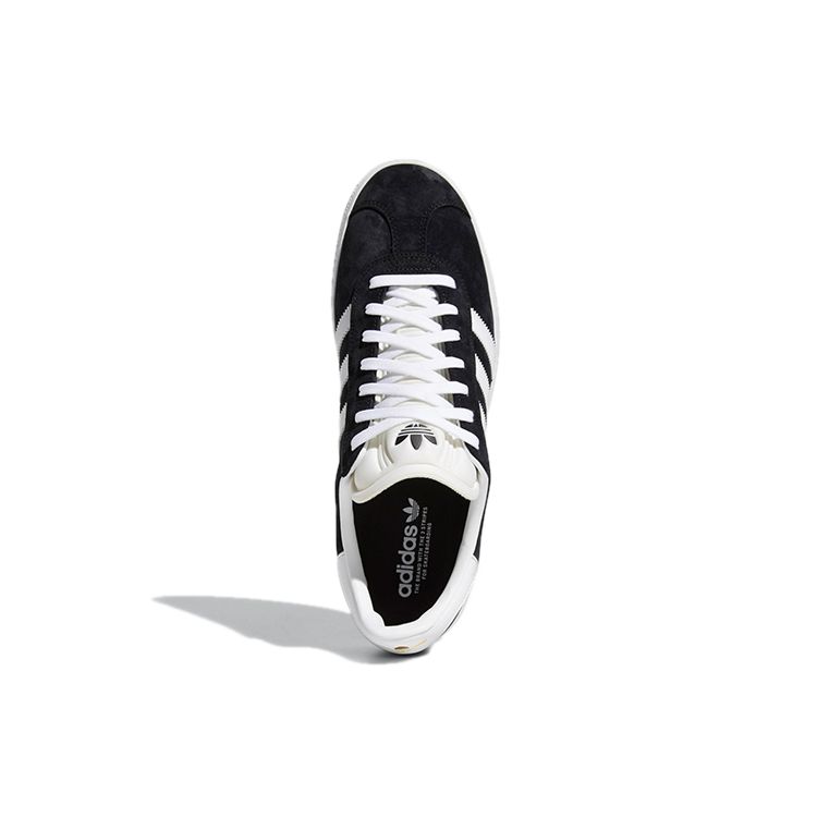 adidas Gazelle ADV Black White Unisex Sneakers Core-Black Cloud-White Gold-Metallic FX6563