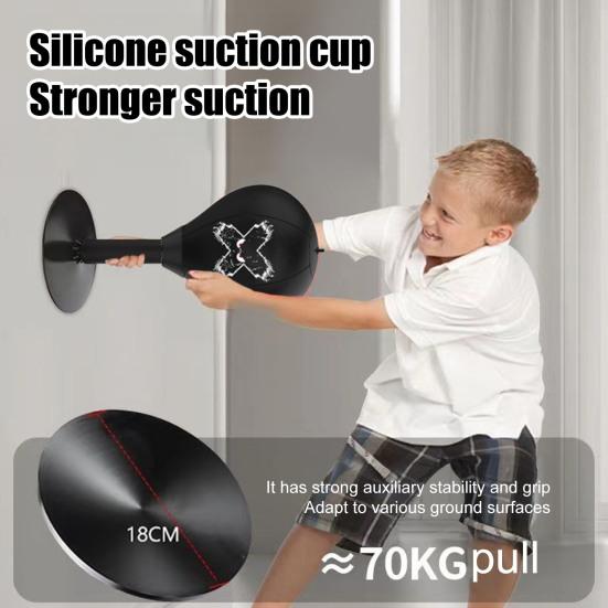 Desktop Punching Bag with Silicone Suction Cup Stress Relief Boxing Speed Ball Kids Adults Reaction Speed Training Boxing Bag Home Office Desk Toy