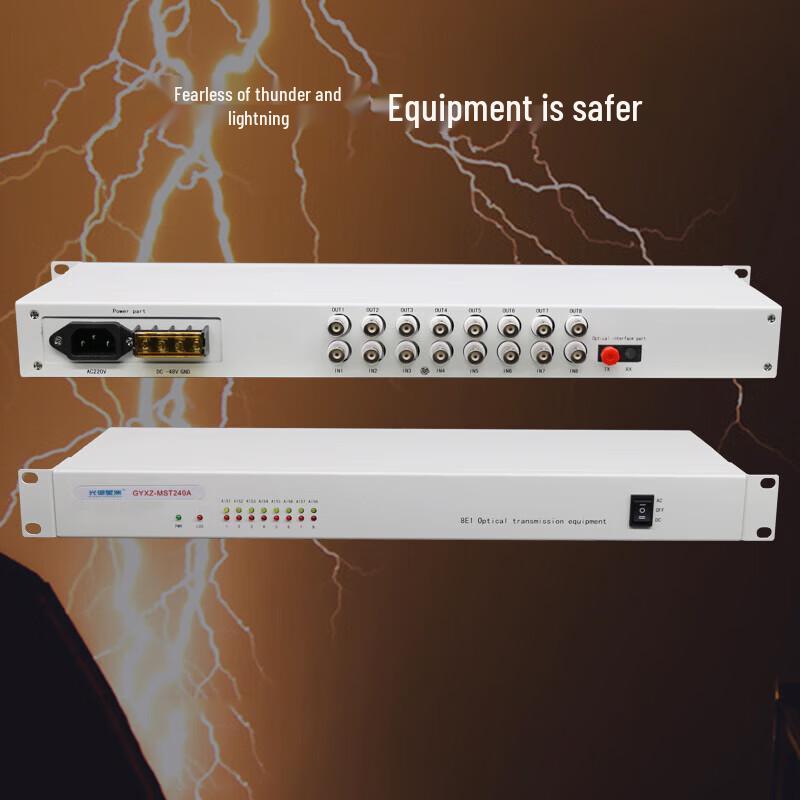 Guangyuxingzhou GYXZ-MST240A 8-Channel E1 PDH Optical Multiplexer