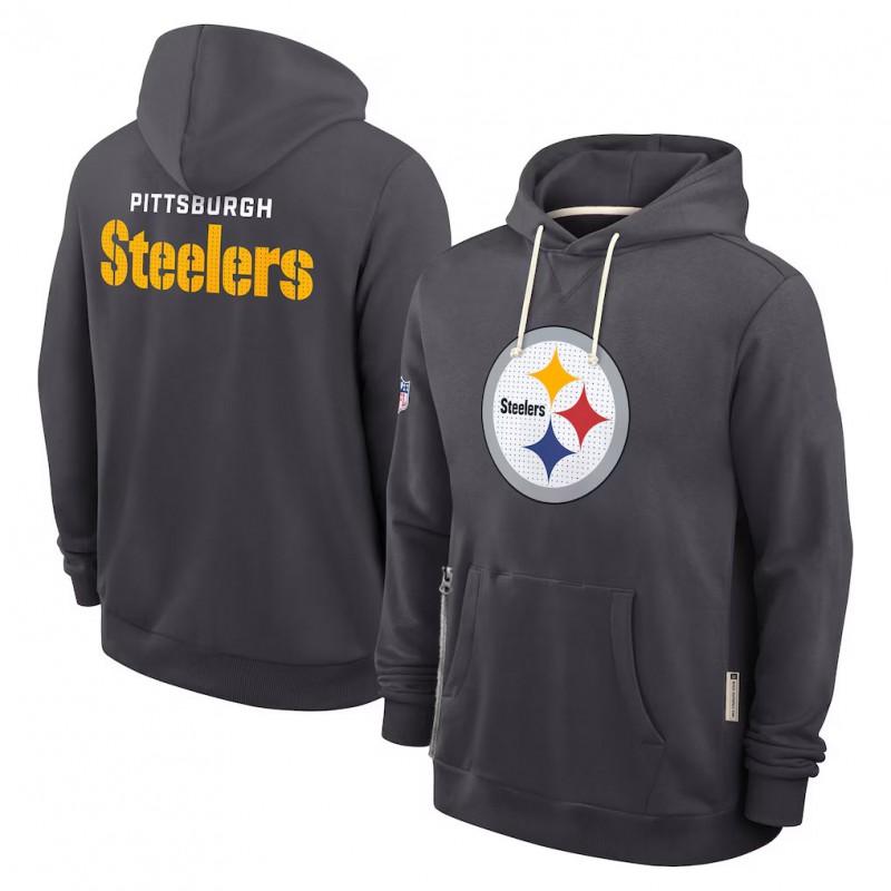 Mens Hooded Sweatshirt With Football Print Casual Sportswear Winter Loose Fit Cotton Pullover