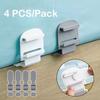 4pcs Multi-Functional Non-slip Bed Sheet Holder Adjustable Plastic Bed Cover Fixing Clip Household Anti-Shift Fasteners Home