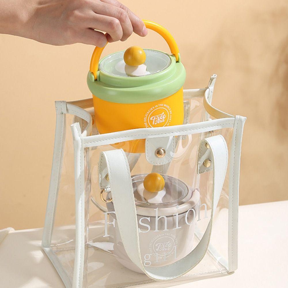 Stainless Steel Overnight Oats Jars Portable Storage Bottles For Breakfast Oat Milk Fruit Salad