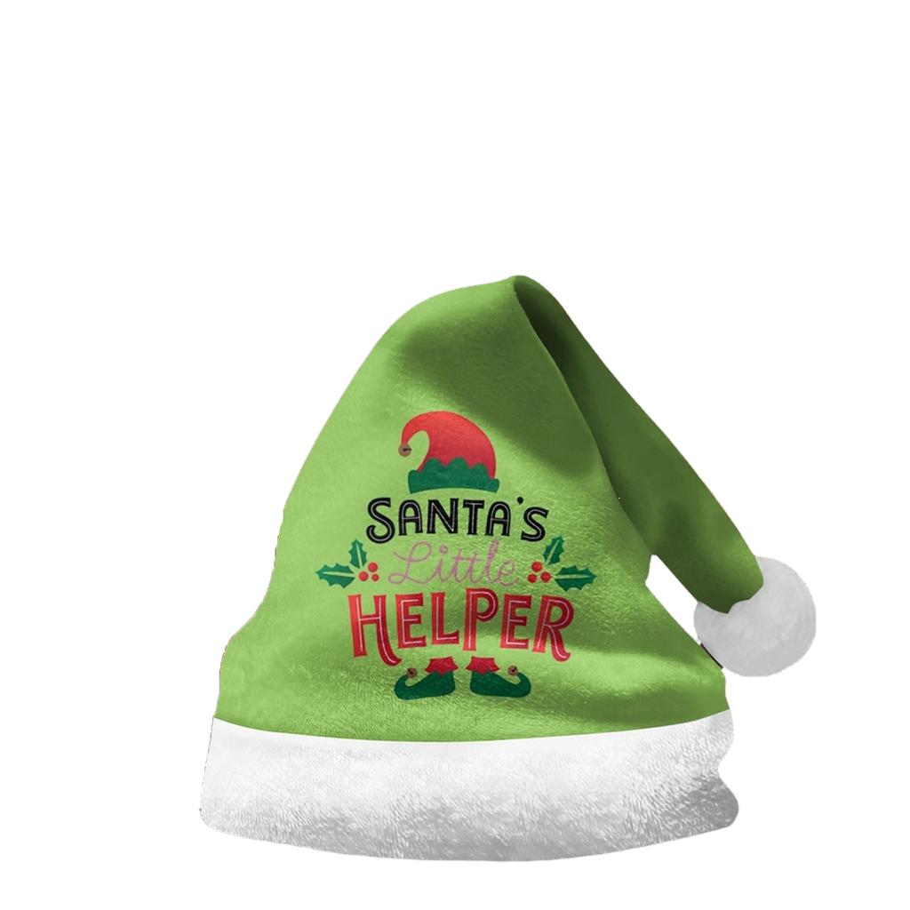 Soft Plush Christmas Hat for Holiday Celebrations and Winter Costume Parties, Festive Accessory for Adults