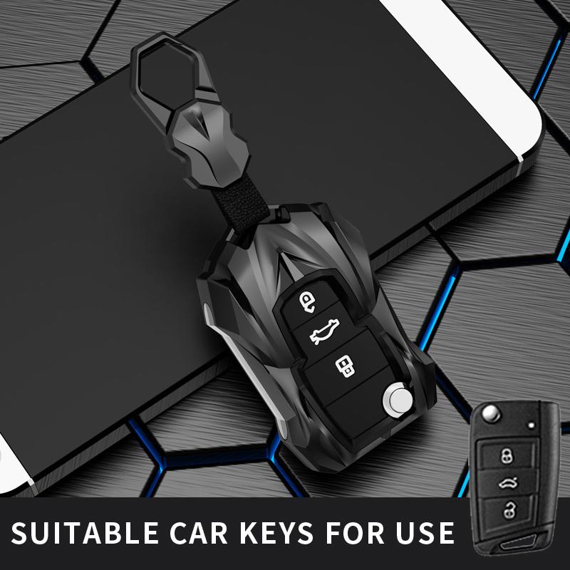 

Чехол для ключей для VW Golf 7 GTI POLO T-Cross T-Roc Touran Tiguan Skoda Octavia Rapid kodiaq Fabia Seat Ibiza leon Ateca Arona