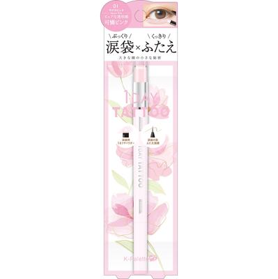 K-Palette Multi Blooming Eyes 01 Rose Sakura Partie liquide 0,3g Partie à embout 0,6g Poudre et liquide polyvalents Fines nacres hautement formulées ajoutent de l'éclat