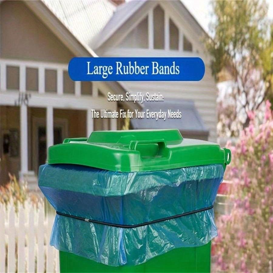 3Pcs Colorful Elastic Trash Can Strap - Secure Trash Bags That Secure Gallon Trash Cans At Home, Office, School, and Outdoors