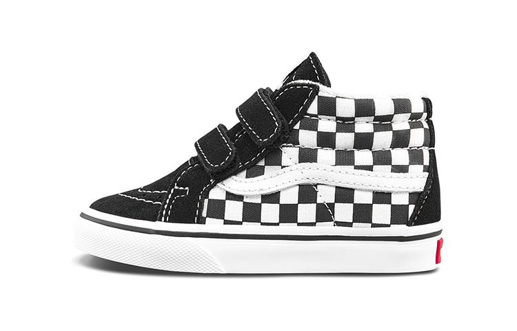 Vans Sk8  -Mid Reissue V Toddler  Checkerboard - Black White  VN00018WHRK 21