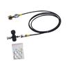 Carbonator Refill Adapter Connector Kit Accessory Professional 40Inches Hose Style A