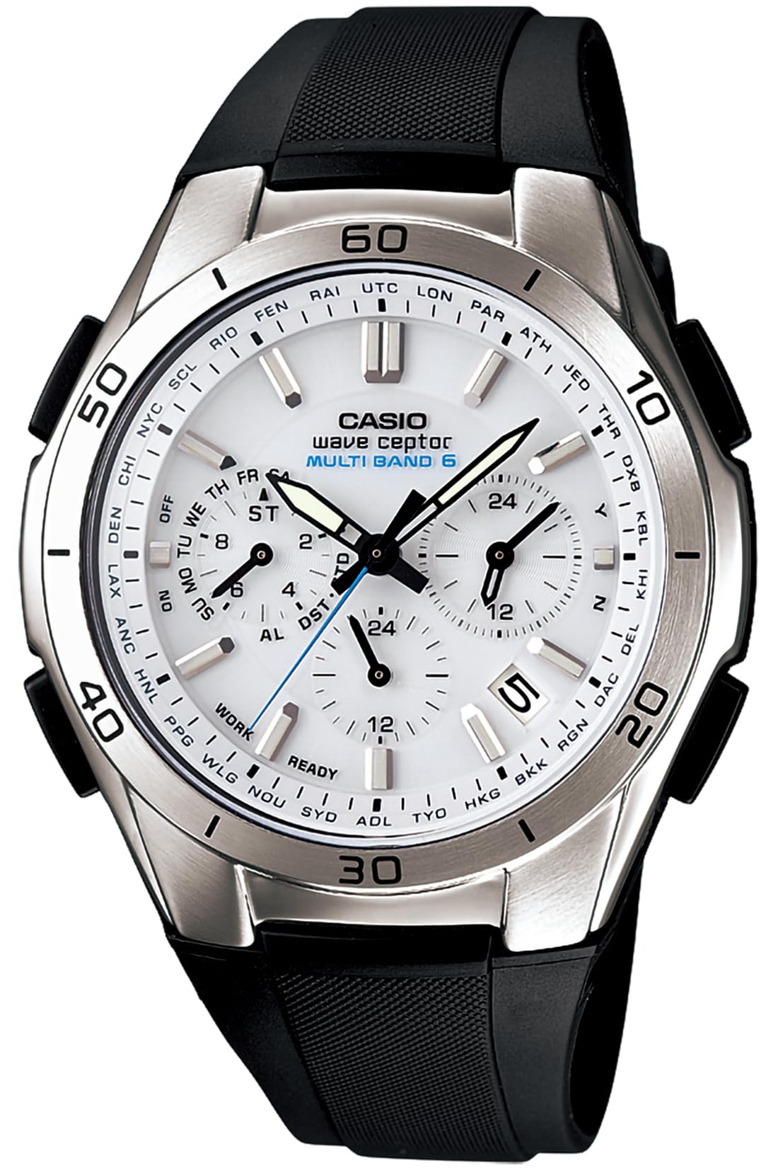 

[Casio] Часы Wave Ceptor [Отечественный оригинальный продукт] Радиоприемник на солнечной батарее WVQ-M410-7AJF мужские черные