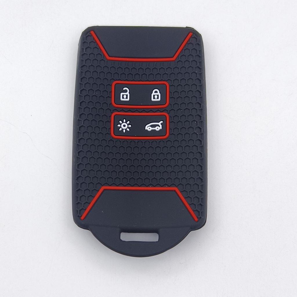 Soft Silicone Protective Case for Renault Koleos, Fengjing, Fenglang, and Megane Card Keys - Old Models