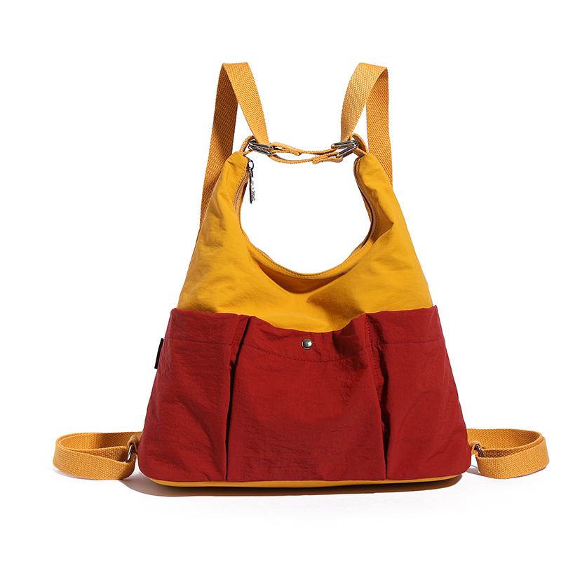 Women's Large Capacity Crossbody Bag Color Block Shoulder Bag