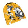 2D Flat Printing Cartoon Anime Minimalist Knit Hat Designed for Adults Who Enjoy Quiet Style, Complements Neutral Tones And Effortless Outfit Choices
