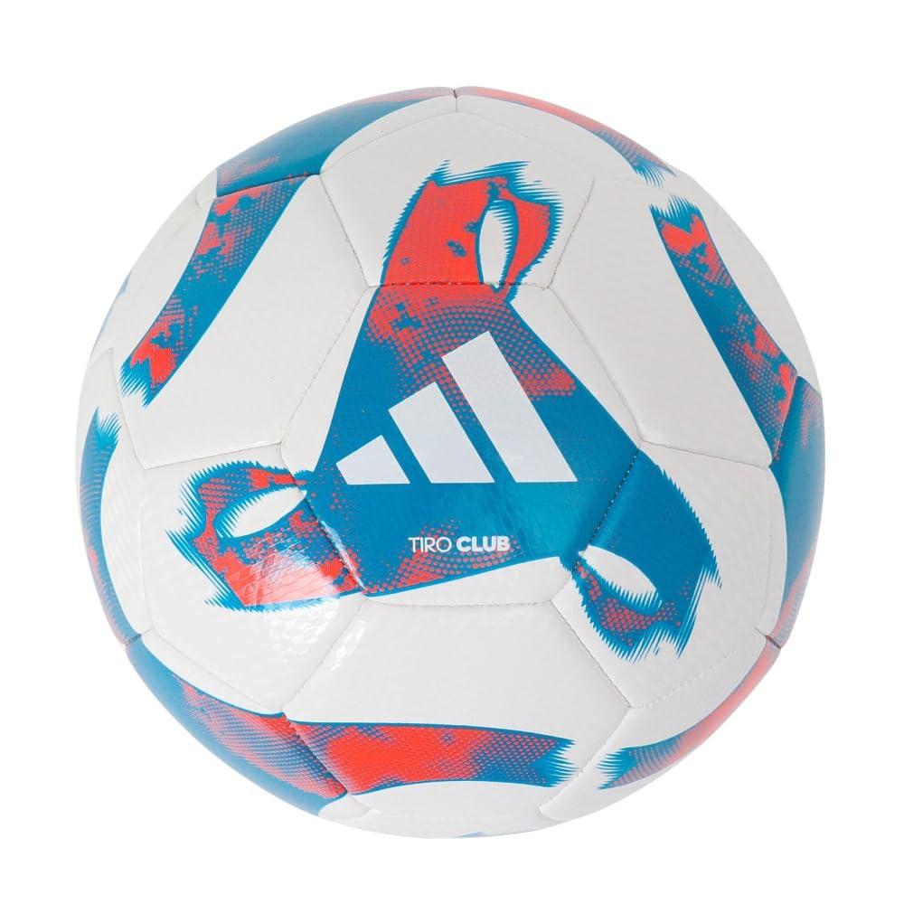 

Adidas TIRO Club Size 4 Soccer White and AF4936WB Ball, Blue,