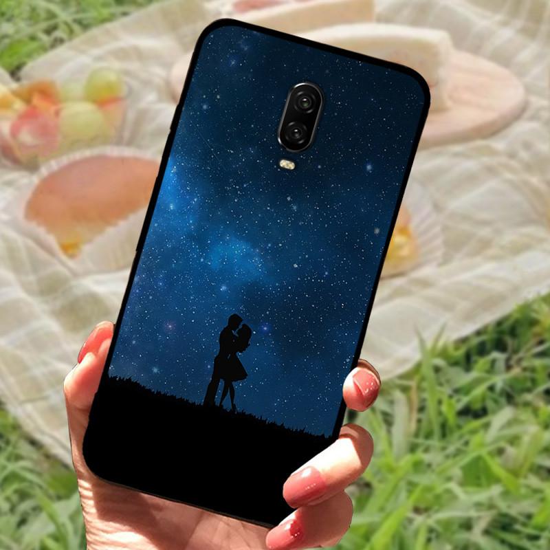 For Oneplus 6T Case Silicone Soft TPU Phone Cover For One Plus 6 6T Case Bumper For Oneplus 6 6 T Capa Mabrle Fashion Coques