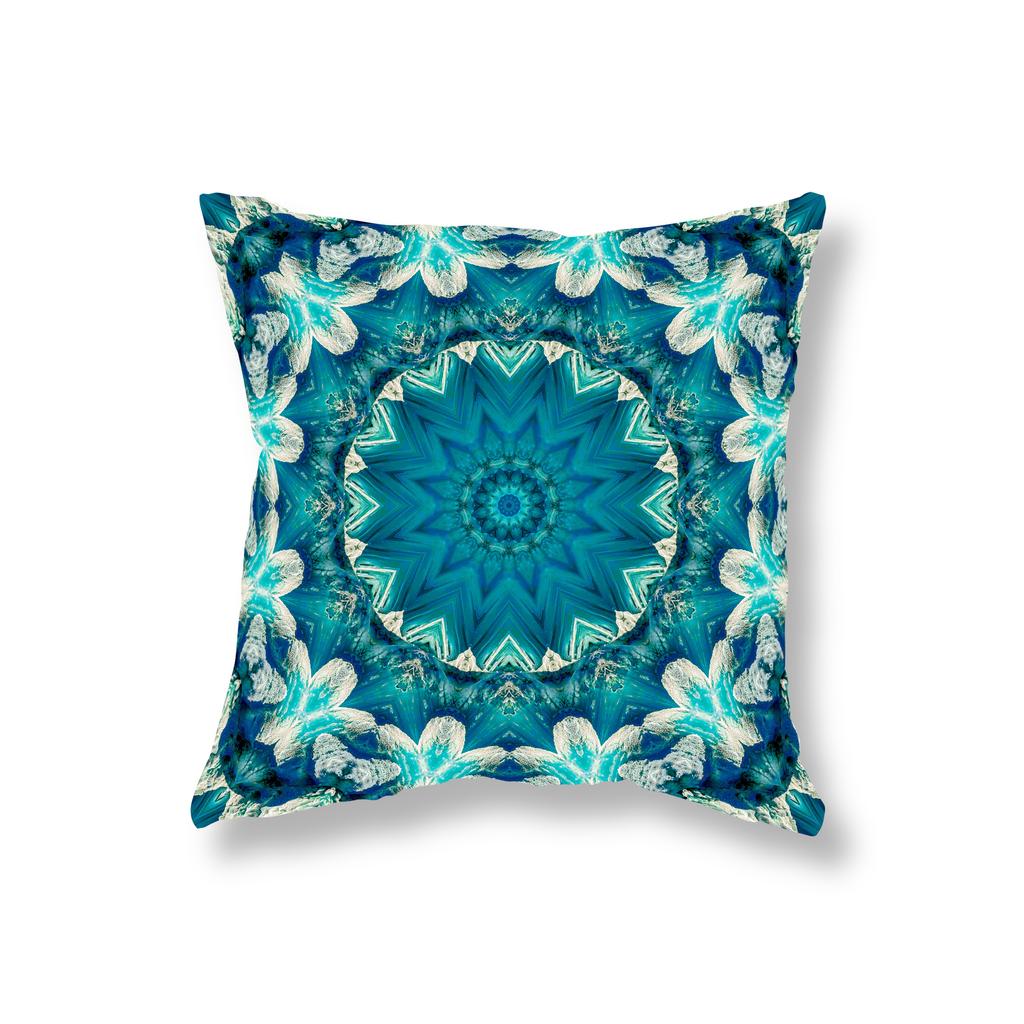 Psykedelisk Geometrisk Mandala Trykk Pynteputetrekk Sofadekor Rom Nattbord Kontor Spillstol Putetrekk Hjemmedekor