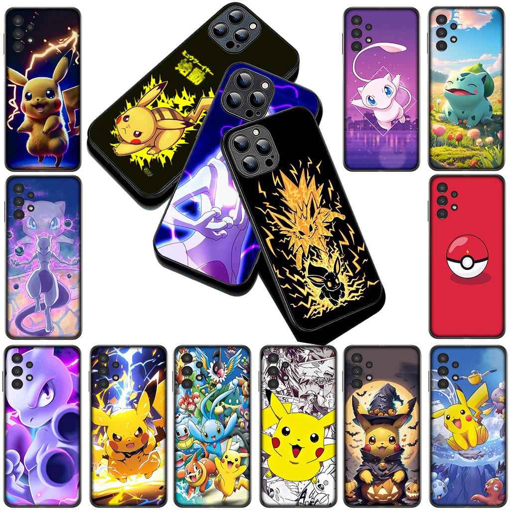 Mewtwo P-Pokemons Mew P-Pikachus Silikon-Handyhülle für Xiaomi Poco C75 C65 C71 C85 X7 X6 M7 F7 F8 Ultra F6 Pro Weiche Hülle
