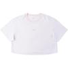 Comfortable Loose Short Sleeve Round Neck Striped T-Shirt With Small Embroidered Logo Women tops LWT009280207759A07957
