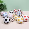 Fuzzy Soccer Ball Plush Toy Realistic Soccer Ball Stuffed Pillow Colorful Soft Soccer Ball Sports Stuffed Toy Birthday Gifts