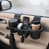 ABS Car Door Organizer Flexible Cup Grips Car Phone Storage Rack Car Cup Holder  Divided Storage