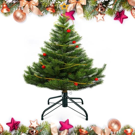 Metal Christmas Tree Stand Folding Xmas Tree Stand Base for Artificial Christmas Trees Fits 0.75-1.25 Inch Pole