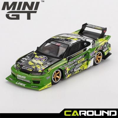 Mini GT (823) 1:64 Nissan LB-Super Silhouette S15 Silvia LBWK N°555 V2 2024 Formula Drift Japon