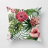 Tropical Plants Pillow Case Polyester Decorative Pillowcases Green Leaves Throw Pillow Case Kussensloop Almohada Poszewka Zt306