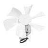 6in RV Vent Fan Blade with DC12V Motor Enhanced Air Circulating RV Ventilation Fan Blade for Trailer Campervan
