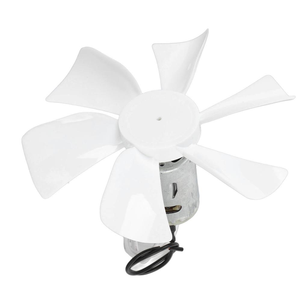6in RV Vent Fan Blade with DC12V Motor Enhanced Air Circulating RV Ventilation Fan Blade for Trailer Campervan