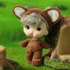 Tiny Doll Plastic Mini Doll with Small Clothes for Girls 4" Little Doll Reborns Baby Gift Bag Decors Accessory