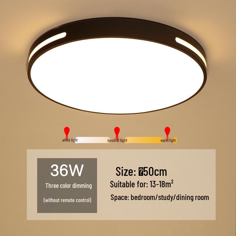 Modern Minimalist Round Ceiling Light: Ideal for Bedrooms, Aisles, Living Rooms, Balconies, Kitchens, and Bathrooms